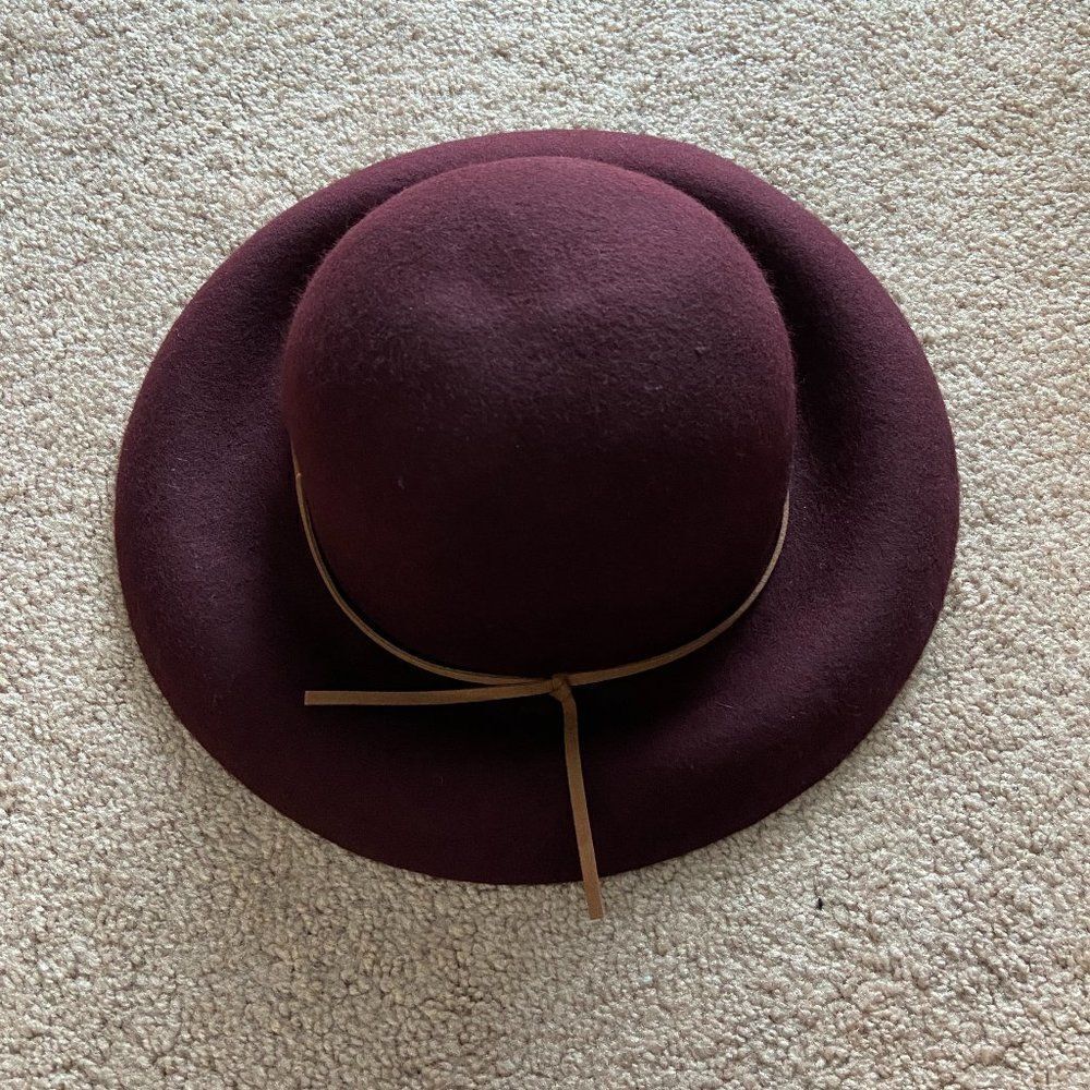 Merona Burgundy Wool Hat